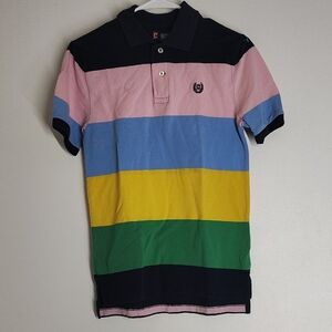 Multicolor Striped Polo Shirt